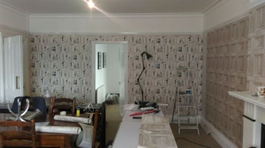 Painted and wall papered image 2
