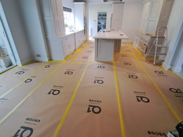 Kitchen recently finished in Knutsford