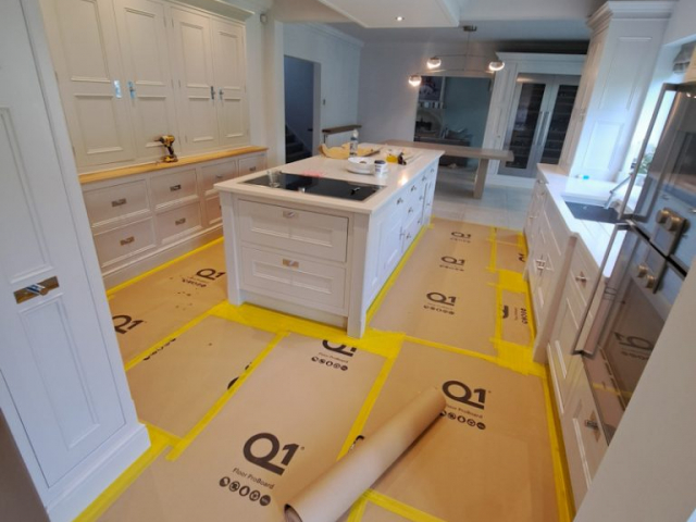 Kitchen recently finished in Knutsford